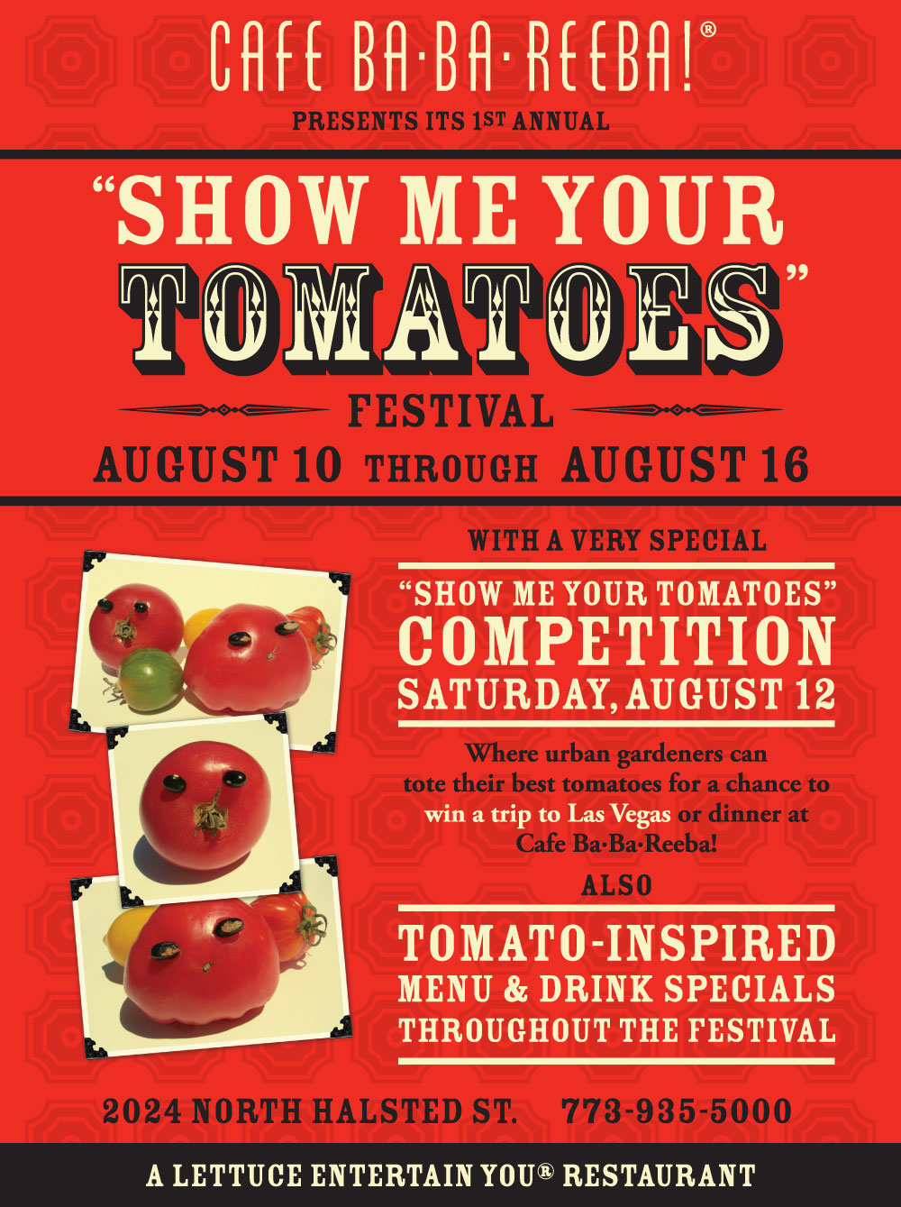 Show Me Your Tomatoes, Cafe Ba-Ba-Reeba!